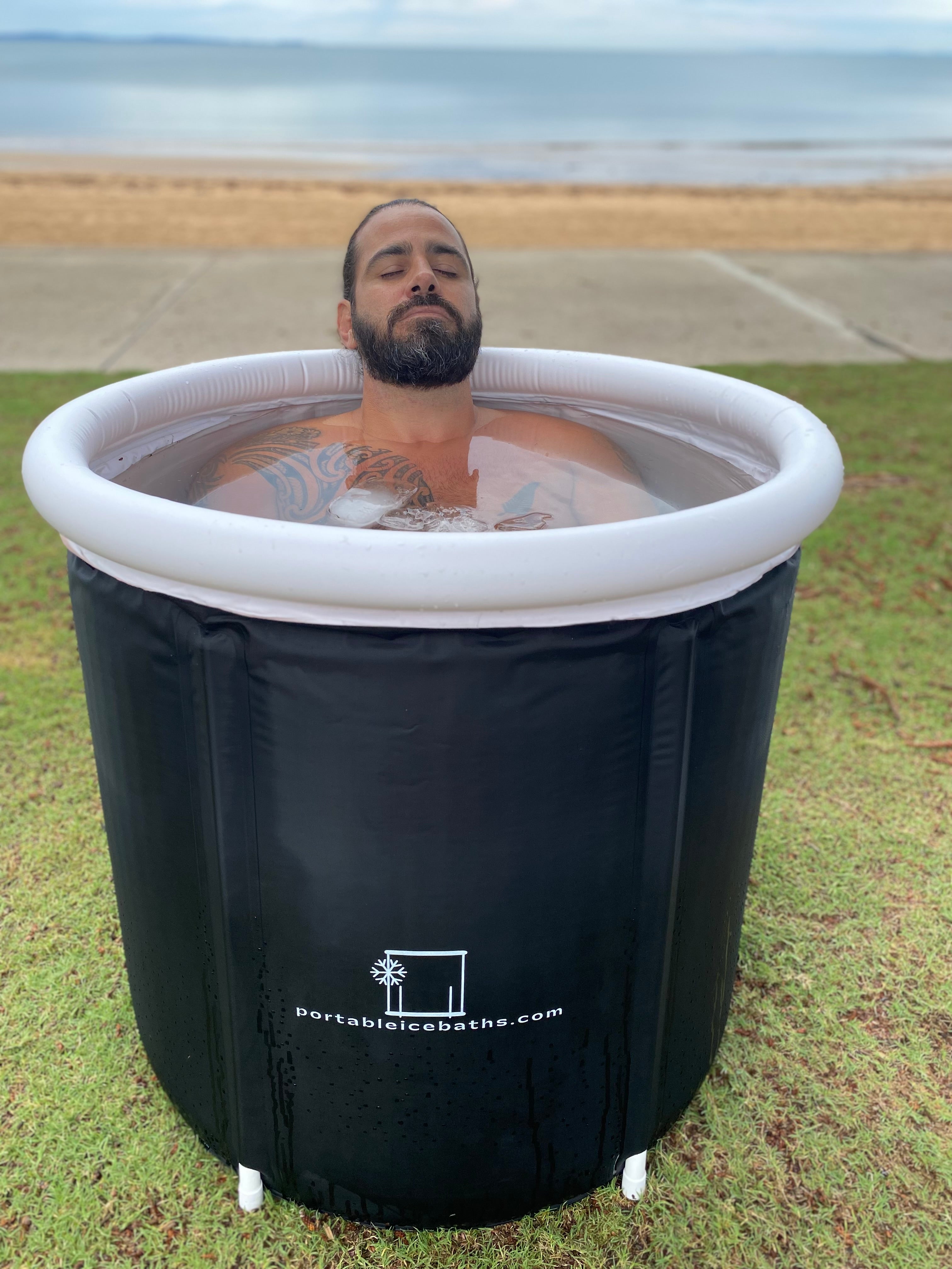 3 x Single Custom Logo Portable Ice Baths