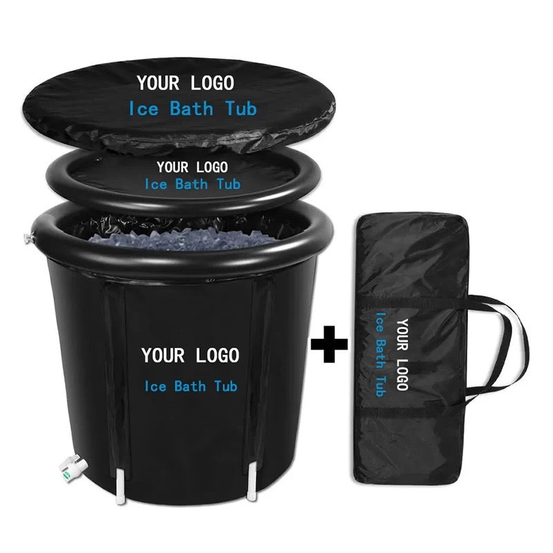 3 x Single Custom Logo Portable Ice Baths