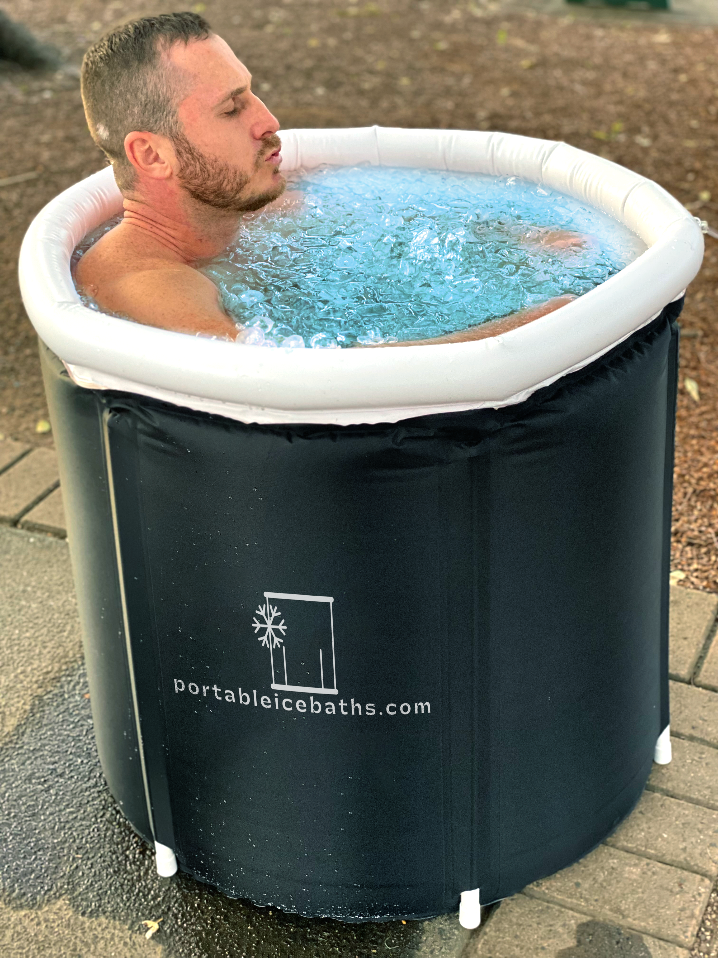 3 x Single Custom Logo Portable Ice Baths